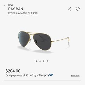 Rayban Aviator Classic